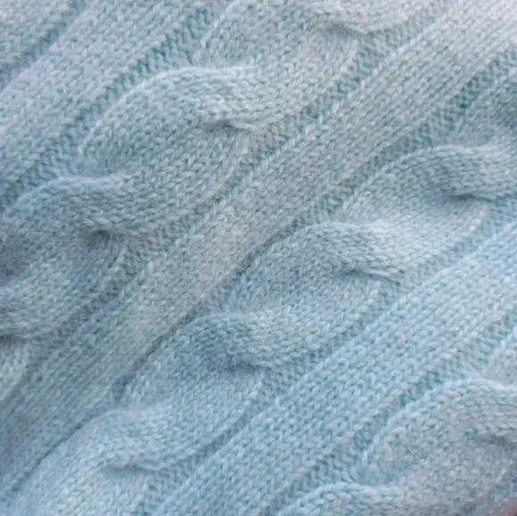 Womans Pale  Blue Turtleneck Pullover Sweater Long Sleeve Soft NWOT - Picture 7 of 8